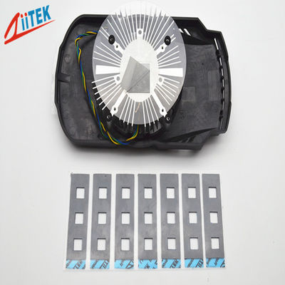 Cojín conductor termal 5.0W/MK, hoja de goma disipadora de calor gris -50 del silicón de las lámparas del LED a 200℃