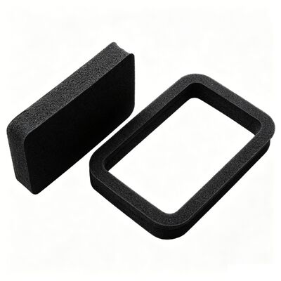 Material de espuma de silicona negro resistente a altas temperaturas para equipos de comunicación