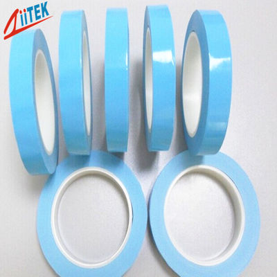 la cinta adhesiva termal de la impedancia termal baja azul para las aletas de enlace de la disipación de calor 10" x 400 clasifica 0,8 W/mK