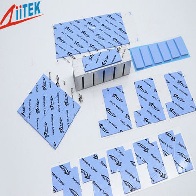 3.2W/M-K el silicón AZUL Gap termal rellena con 40 SHORE00, Tem -50 a 200℃