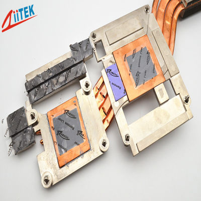 Naturalmente pegajoso 1.5 W / MK Silicona Pad térmico conductor con 45 Shore 00 para controlador LED