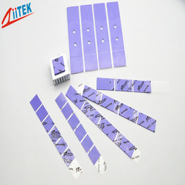 1mmT Thin China Factory Low Price Violet 2W Silicone Thermal Gap Pad High Quality Soft Thermal Silicone Sheet For LCD