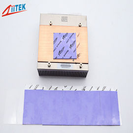 1mmT Thin China Factory Low Price Violet 2W Silicone Thermal Gap Pad High Quality Soft Thermal Silicone Sheet For LCD