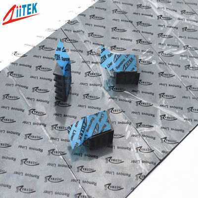 Popular High Durability Grey 1mm Thermal Conductive Silicone Pad 2.95 G/Cc Good Performance For LED