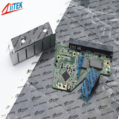 Almohadilla conductora térmica gris del fabricante 2W de China para componentes eléctricos