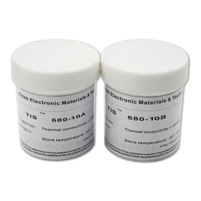 Compuesto de envasado de silicona de dos componentes conductor térmico con 1.0 W/m-K para pegamento de metales y PCB