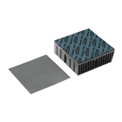 Almohadilla térmica personalizada al por mayor de fábrica de alta calidad de 2W, almohadilla de silicona para aislamiento de relleno de huecos térmicos para LED CPU GPU MOS